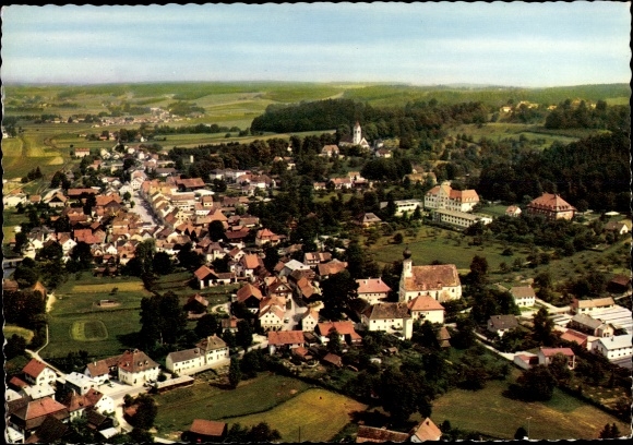 PC Ortenburg Lower Bavaria, aerial view