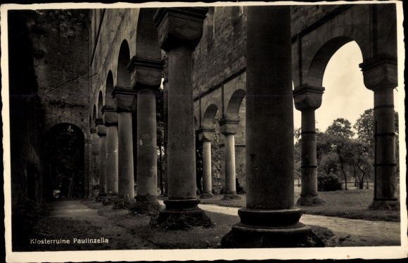 PC Paulinzella Königsee Rottenbach in Thuringia, monastery ruins