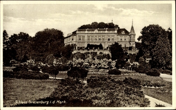 Kasteel Wiesenburg in de Mark, kasteel, tuinen, landschap, architectuur