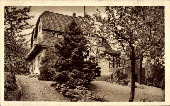 Postcard Hamburg Harburg Hausbruch, Children's Home Landhaus Freude, Alt Wiedenthal 26