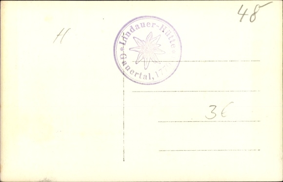Postcard Tschagguns in Vorarlberg, Lindauer Hütte