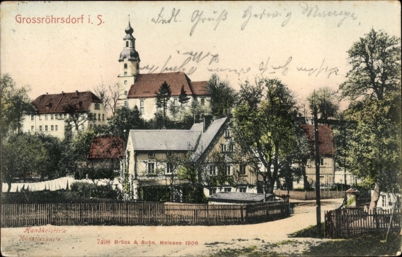 PC Großröhrsdorf in Saxony, partial view