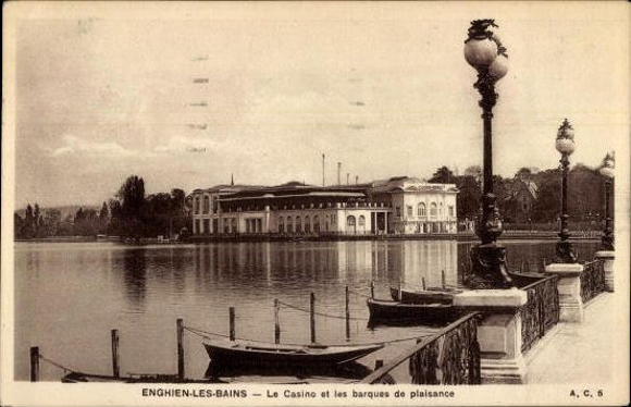 Set von 82 AK von Enghien-les-Bains, verschiedene Ansichten