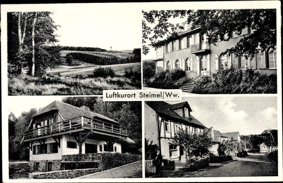 PC Steimel in the Westerwald, local section, panorama