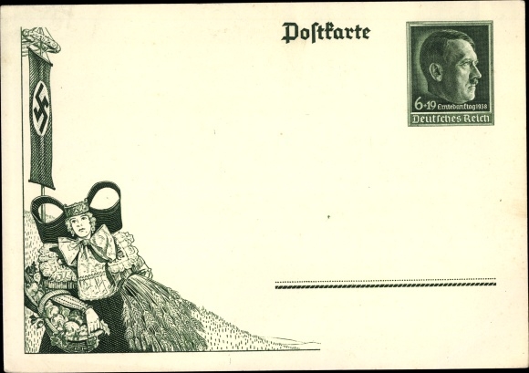 KP pocztowa Reichserntedankfest 1938, kostium Schaumburg Lippe