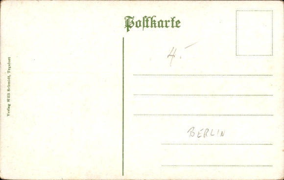 Postcard Berlin Reinickendorf Konradshöhe Tegelort Joersfelde Jörsfelde, riverside view