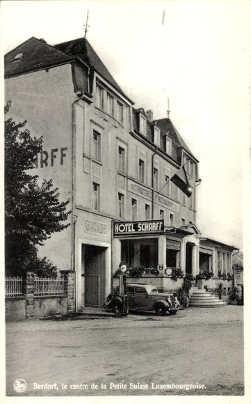 Ak Berdorf Luxemburg, Hotel Scharff