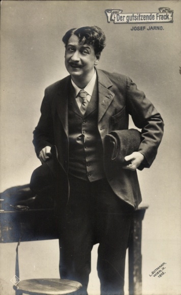 Foto Ak Schauspieler Josef Jarno, Der gutsitzende Frack