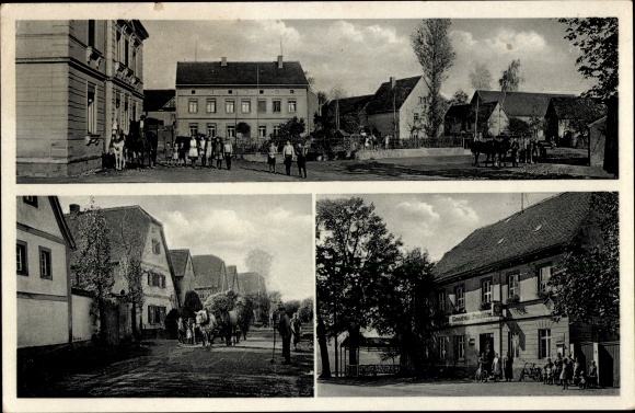 PC Pausitz Bennewitz in Saxony, street parts, inn Pausitz on the Mulde