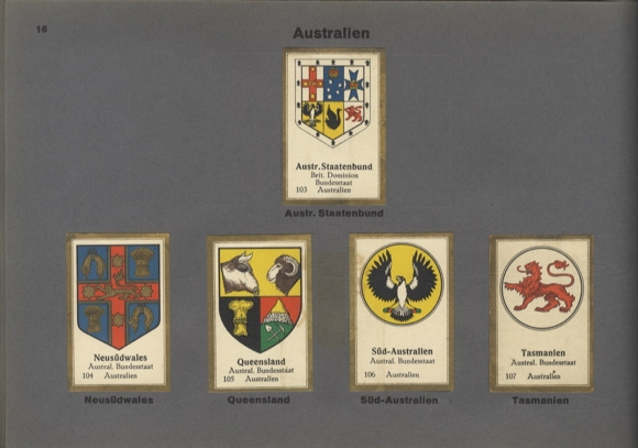 National coats of arms of all countries on earth bearing coats of arms Album I, collecting picture album Abdulla &amp; Co. Cigar