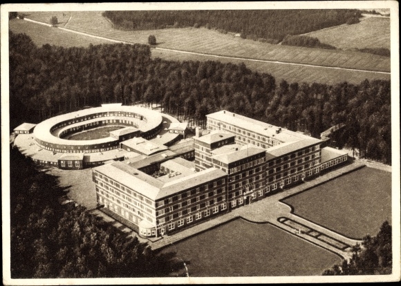 PC Bad Bramstedt in Holstein, New Kurhaus, aerial view