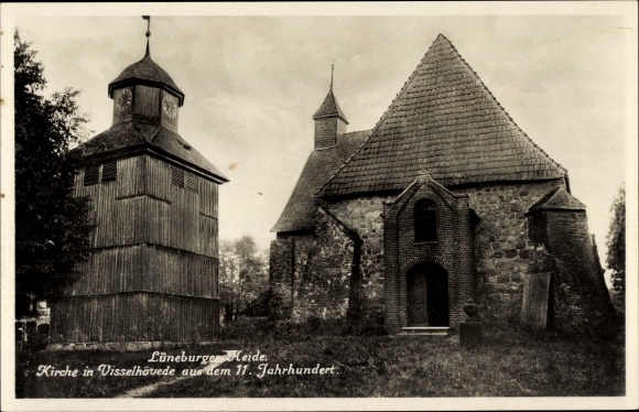 PC Visselhövede in Lower Saxony, Lüneburg Heath, church, 11th century