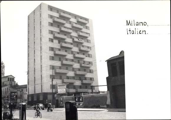 foto Milano Milaan Lombardije, gebouw, wolkenkrabber, straatgedeelte