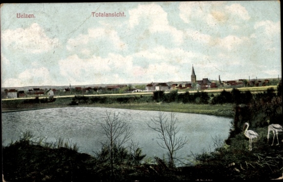 Postcard Uelzen in Lower Saxony, general view