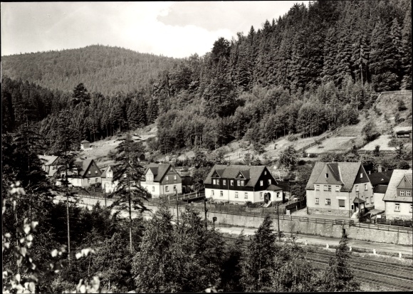Ak Antonsthal Breitenbrunn in het Ertsgebergte, gedeeltelijk uitzicht
