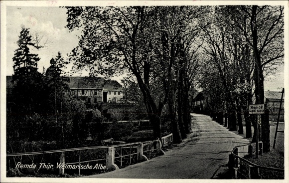 Ak Remda Rudolstadt in Thüringen, Weimarische Albe