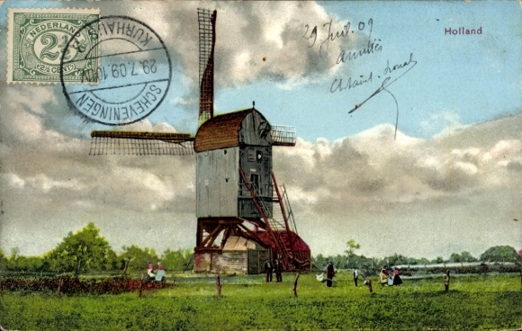 KP Wierden Overijssel, Holandia, wiatrak