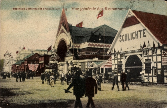 KP Bruksela, Wystawa Światowa 1910, Restauracje, Proste