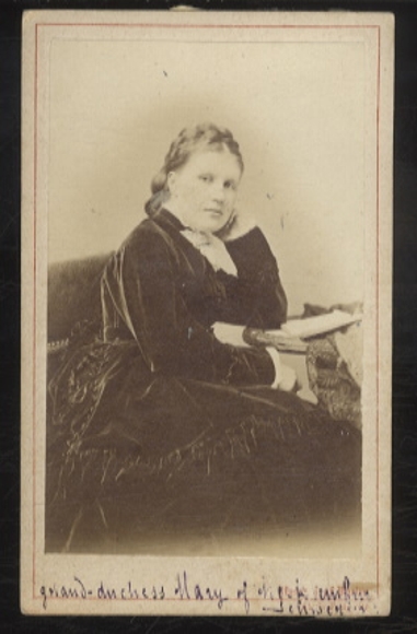 CdV Großherzogin Marie von Mecklenburg-Schwerin, geb. v. Schwarzburg-Rudolstadt