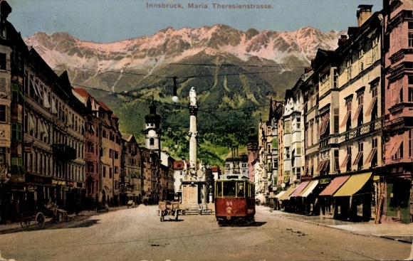 KP Innsbruck Tirol, Maria Theresienstraße, tramwaj