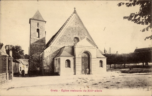 KP Gretz Seine et Marne, Eglise odrestaurowany w XIII wieku
