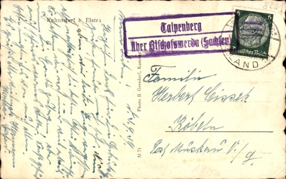 KP Rehnsdorf Elstra, Panorama, Schwarzenberg, Gasthaus Semmer