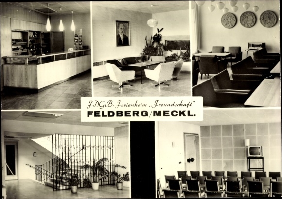 Ak Feldberg in Mecklenburg, FDGB-Ferienheim Freundschaft