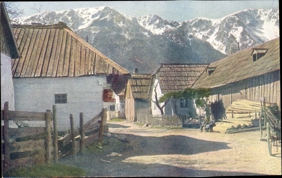 PC Schneebergdörfl Lower Austria, village motif