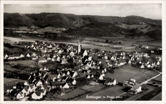 Ak Entringen Ammerbuch in Baden Württemberg, luchtfoto