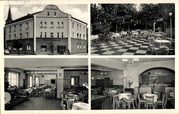 Postcard Plattling in Gäuboden Lower Bavaria, Concert and Dance Café Altmann, Preysingstraße 11
