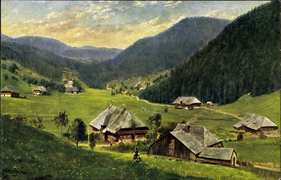 Artist PC Hoffmann, H., Todtmoos in the Black Forest, Black Forest series III sheet 8