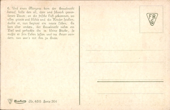 Kunstenaar Ak Berrfurth, O., Sprookjeskerstboom, Hans Christian Andersen