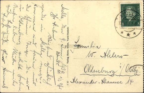 Postcard Wiefelstede in Ammerland, Burenhaus to &#39;n Bartkröger, chicken coop