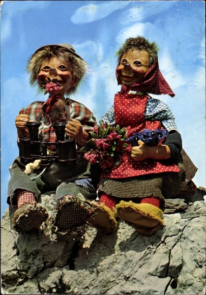 KP Hedgehog Mecki, dwie zabawki, lalki