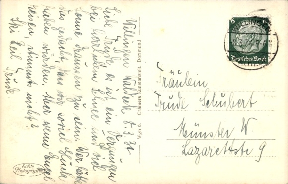 Postcard Willingen in the Upland Waldeck Hesse, partial view, winter motif