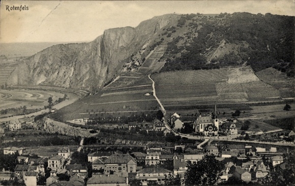 KP Traisen na Nahe (w pobliżu Bad Kreuznach), Panorama, Rotenfels