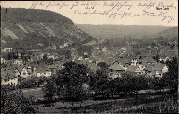 KP Mosbach am Odenwald Baden, widok na miasto
