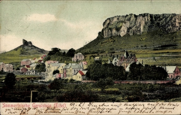 Ak Gerolstein in der Eifel, Teilansicht, Sommerfrische
