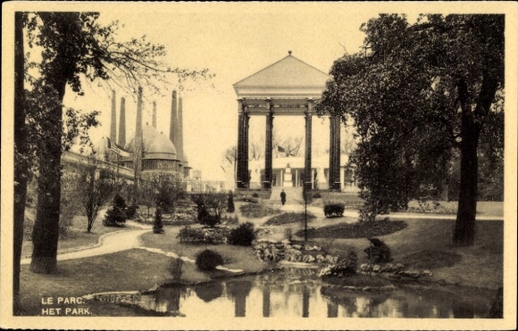 KP Bruksela, Wystawa Światowa 1935, częściowy widok na park