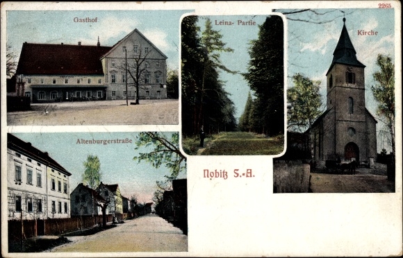 PC Nobitz Altenburger Land, church, Leina, inn, Altenburgerstrasse