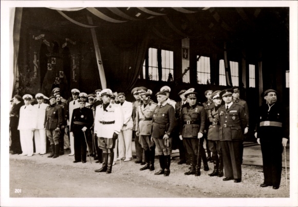 Foto H. Hoffmann, Der italienische Außenminister Graf Ciano besucht Spanien