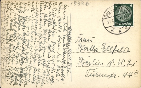 Postcard Bad Wilsnack in the Prignitz, connecting corridor between the church and the castle