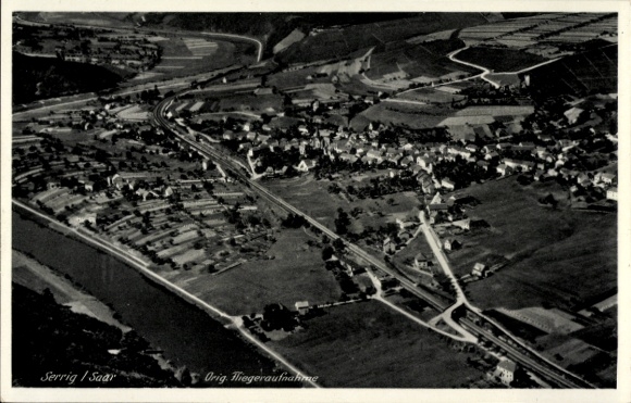 Postcard Serrig an der Saar, Saar