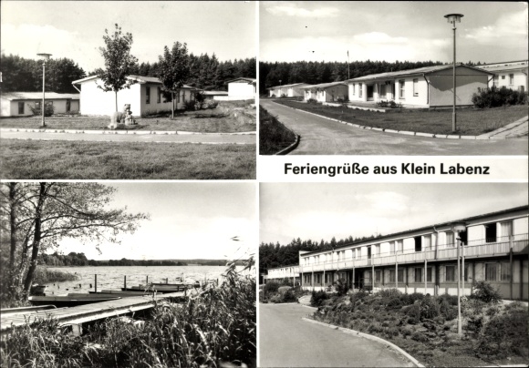 Postcard Klein Labenz Groß Labenz Warin in Mecklenburg, FDGB recreation object Willi Schröder