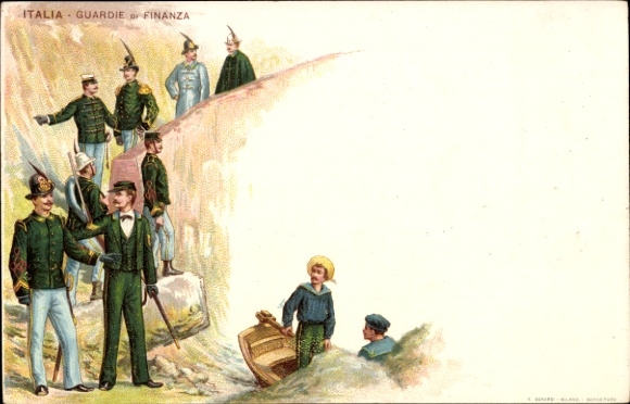 Litho Italia, Guardie di Finanza
