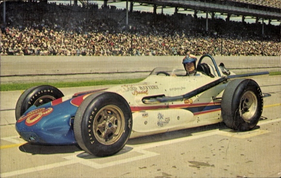 Ak Indianapols Indiana USA, 500 Mile Speedway, Parnelli Jones, Rennwagen