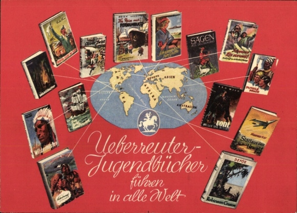 Timetable Ueberreuter youth books, list of books, new publications around 1960