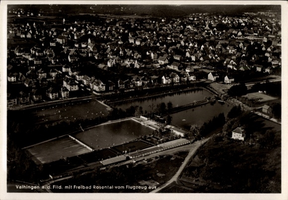 Ak Vaihingen an der Enz, luchtfoto