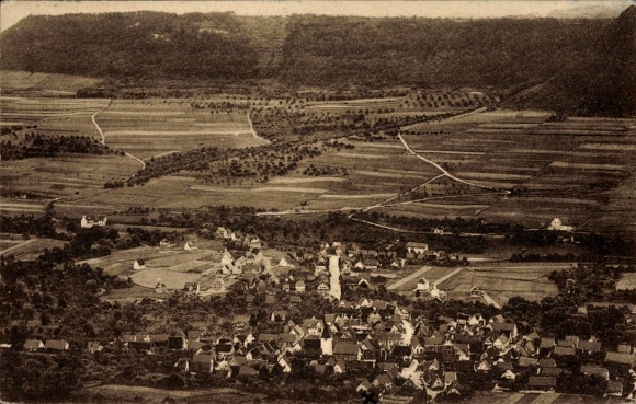 Postcard Kuchen an der Fils Württemberg, general view