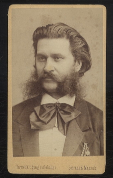 CdV Photo portrait Johann Strauss